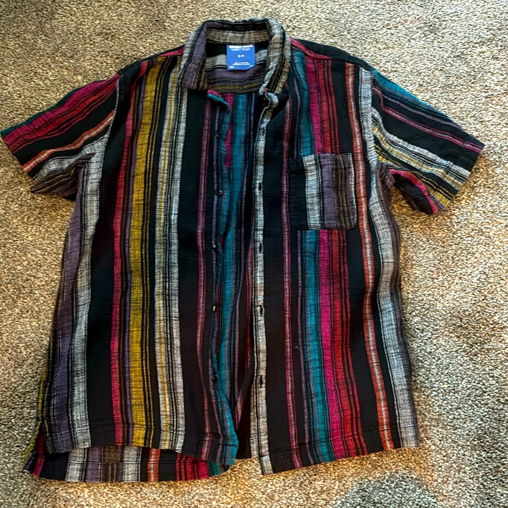 Urban outfitters Multicolor button up shirt size small